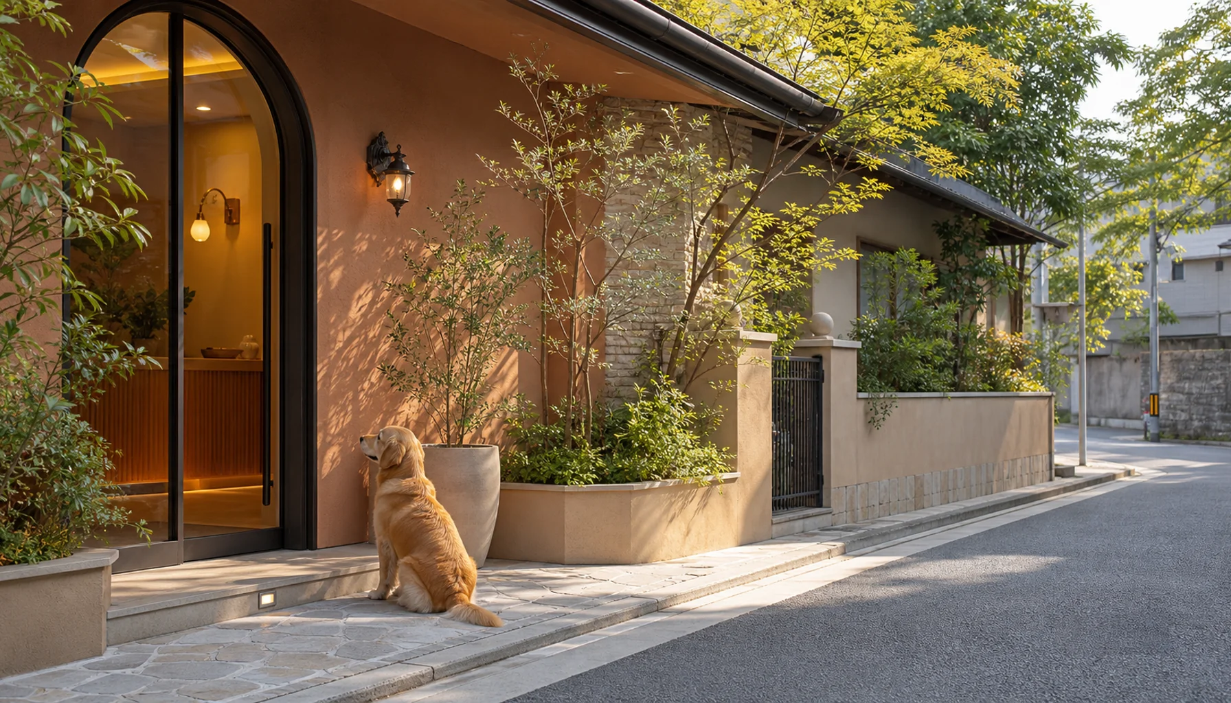 阪神間芦屋の高級住宅街にあるペットホテル