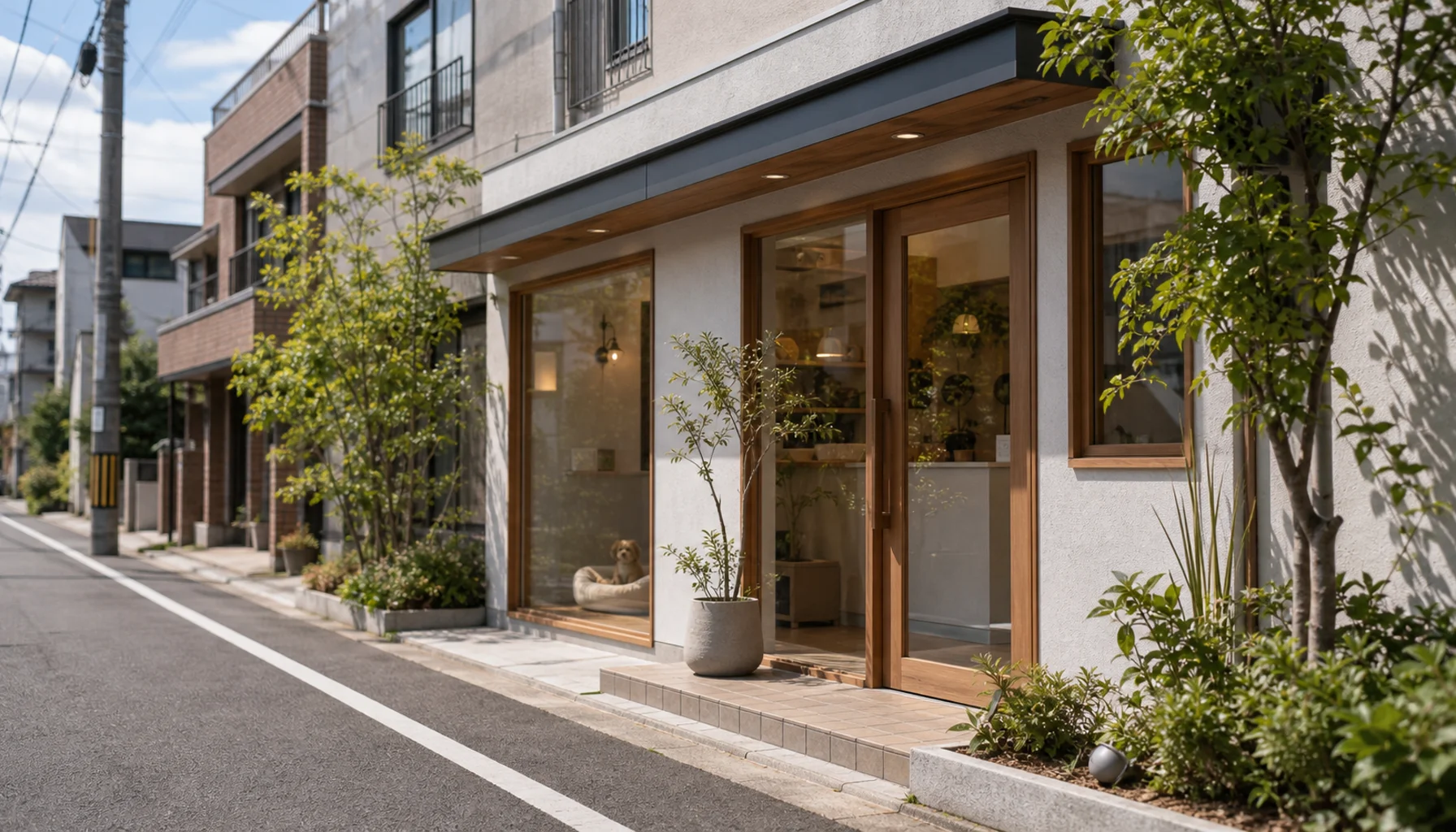 水戸市のペットホテル全10施設を示す街並み