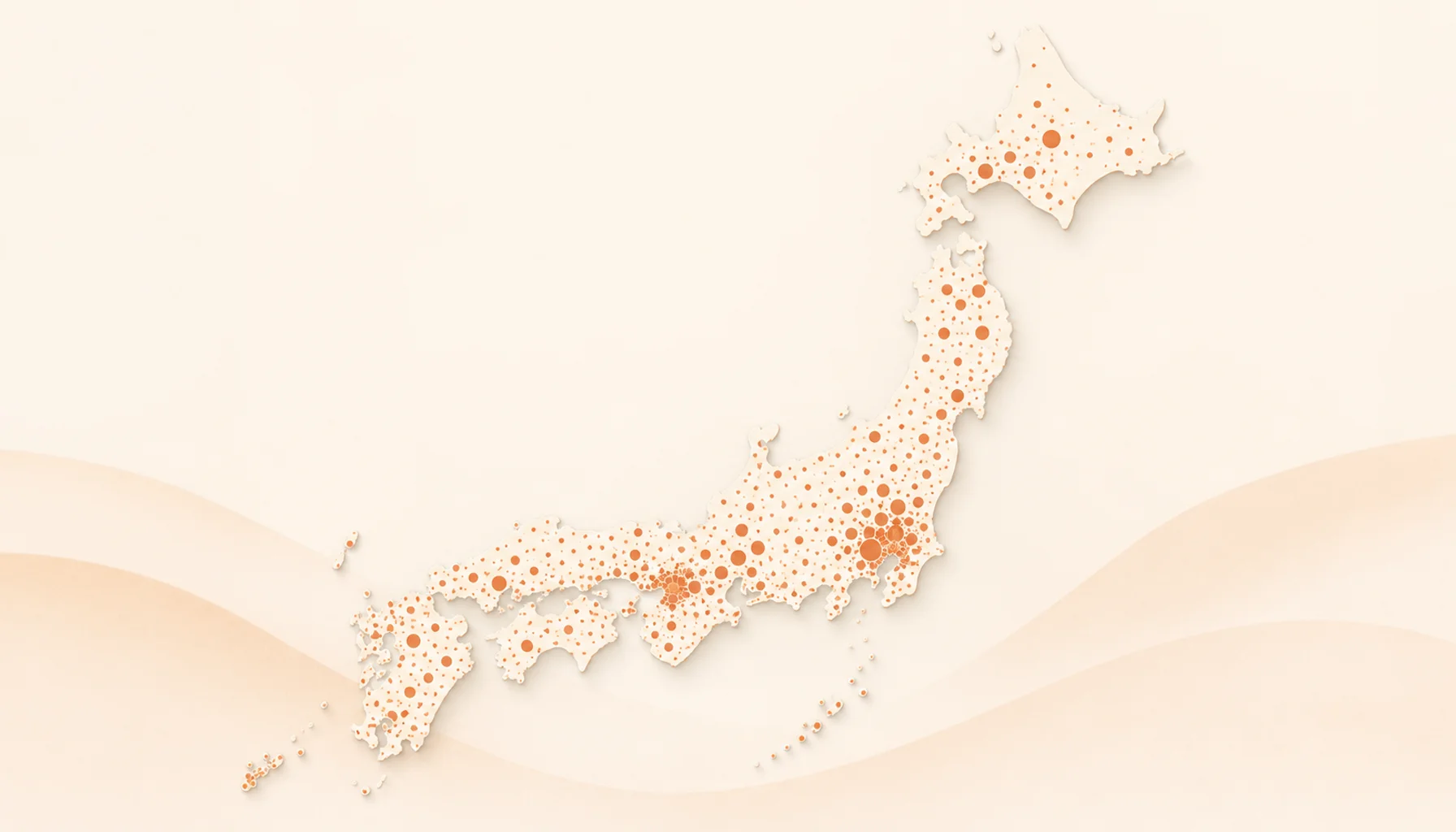 全国の大型犬対応施設分布マップ